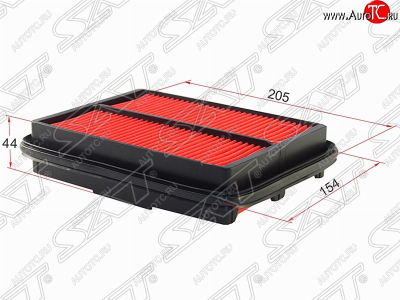 319 р. Фильтр воздушный двигателя SAT (205х154х44 mm)  Honda StepWagon  RF1,RF2 (1996-2001) минивэн дорестайлинг, минивэн рестайлинг  с доставкой в г. Майкоп