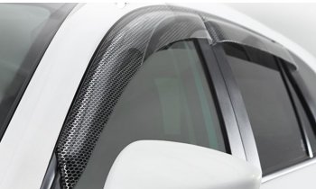 2 479 р. Дефлектора окон CA-Plastic  Honda StepWagon  5 RP1,RP2, RP3, RP4 (2015-2017) минивэн дорестайлинг (Серия Art черная)  с доставкой в г. Майкоп. Увеличить фотографию 2