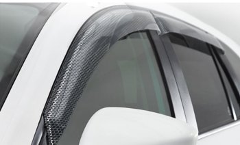 2 479 р. Дефлектора окон CA-Plastic  Honda StepWagon  5 RP1,RP2, RP3, RP4 (2015-2017) минивэн дорестайлинг (Серия Art графит)  с доставкой в г. Майкоп. Увеличить фотографию 2
