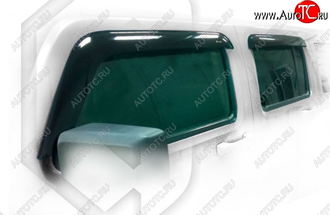 1 999 р. Дефлектора окон CA-Plastiс HUMMER H3 (2005-2010) (Classic полупрозрачный)  с доставкой в г. Майкоп