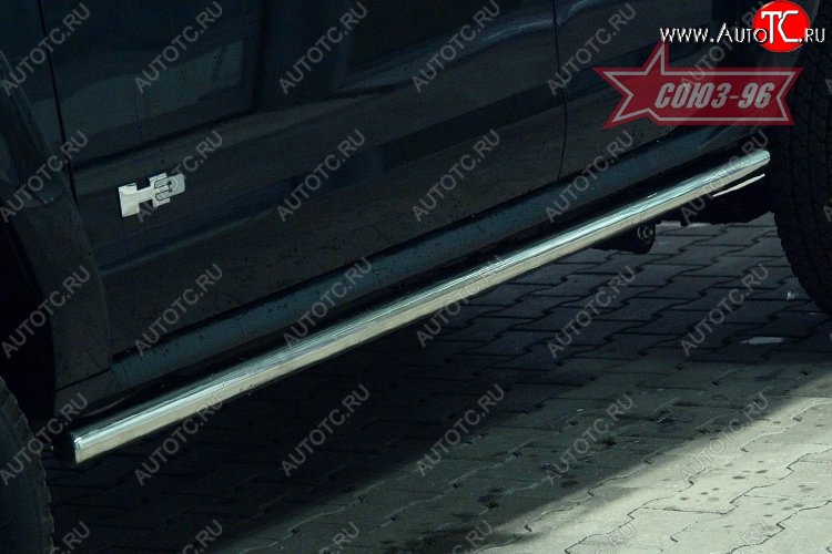 15 299 р. Защита порогов Souz-96 (d60) HUMMER H3 (2005-2010)  с доставкой в г. Майкоп