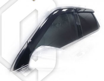 2 199 р. Дефлектора окон CA-Plastic Hyundai Palisade LX2 (2018-2022) (серия Classic полупрозрачный, Без хром молдинга)  с доставкой в г. Майкоп. Увеличить фотографию 2