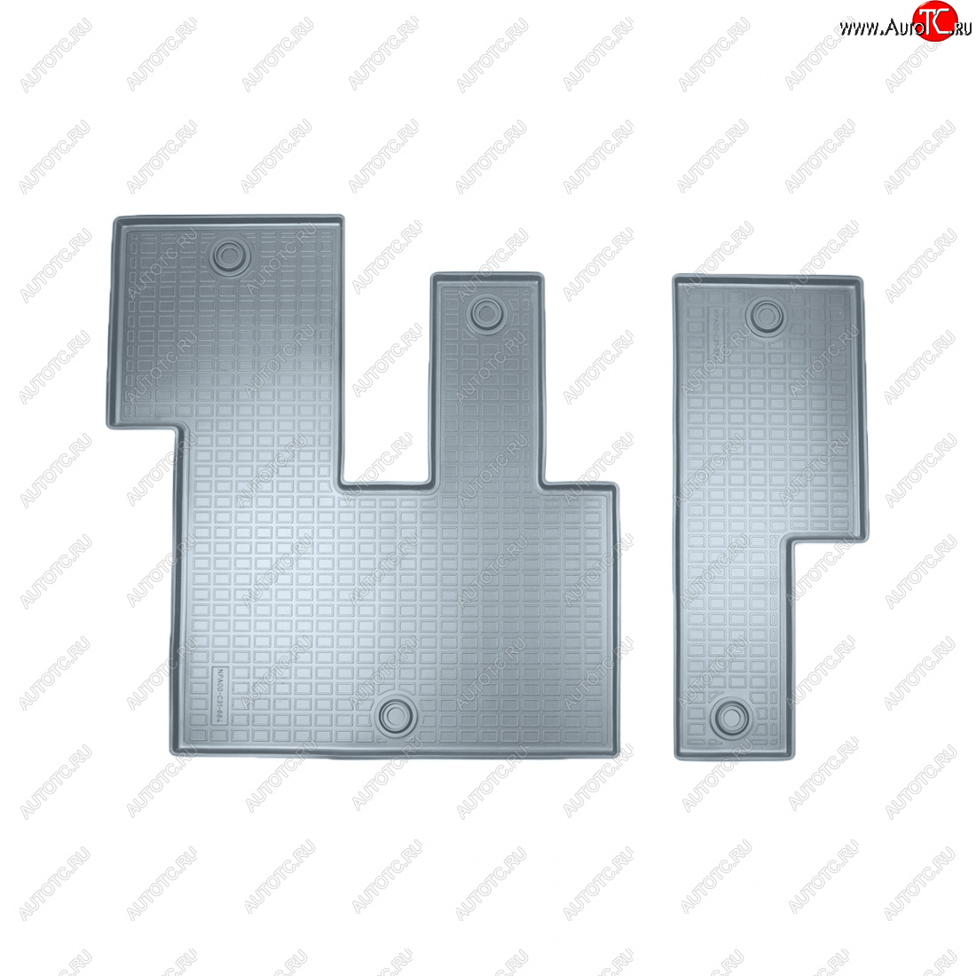 2 099 р. Коврики салона Norplast Unidec (3 ряд 8 мест)  Hyundai Staria  US4 (2021-2022) (серые)  с доставкой в г. Майкоп