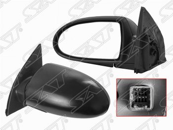 Левое боковое зеркало заднего вида SAT (3 контакта) Hyundai Accent 3 MC седан (2005-2011)