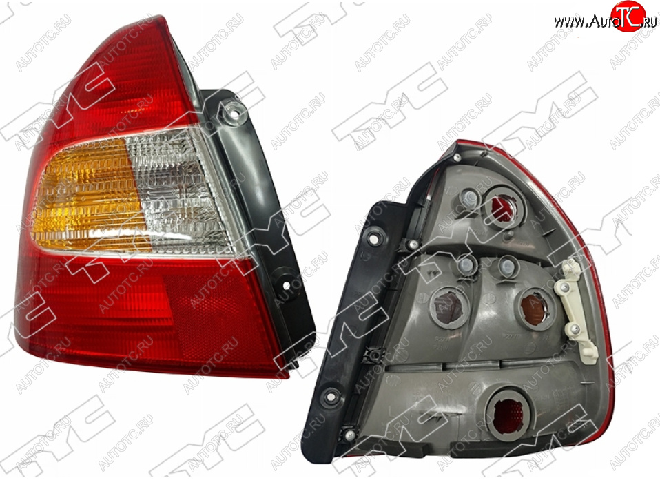 4 099 р. Левый фонарь задний TYC Hyundai Accent 2 LC седан дорестайлинг (ТагАЗ) (1999-2012)  с доставкой в г. Майкоп