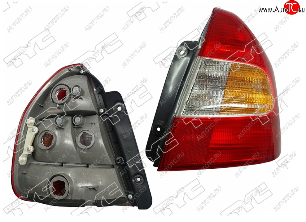 4 099 р. Правый фонарь задний TYC Hyundai Accent 2 LC седан дорестайлинг (ТагАЗ) (1999-2012)  с доставкой в г. Майкоп