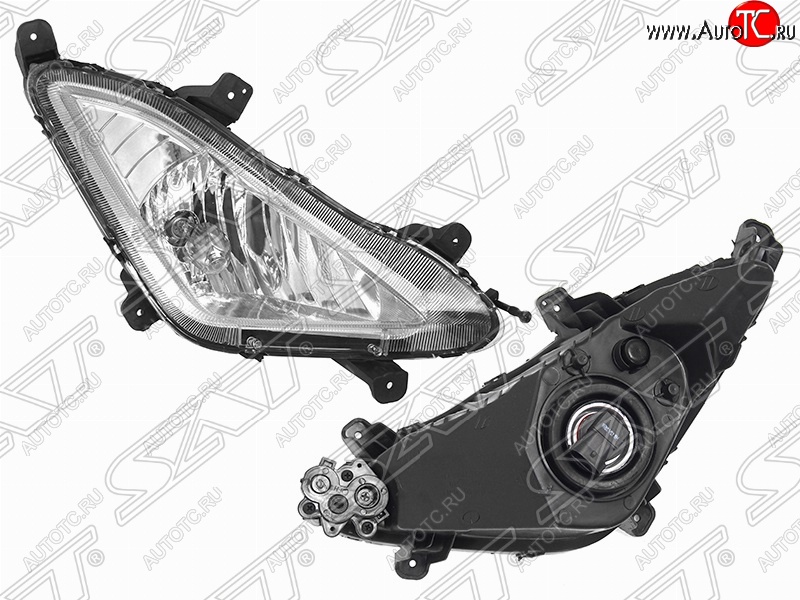 1 129 р. Правая противотуманная фара SAT Hyundai Elantra MD рестайлинг (2013-2016)  с доставкой в г. Майкоп