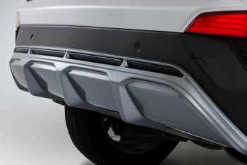 9 399 р. Накладка заднего бампера Xmug Hyundai Creta GS дорестайлинг (2015-2019) (Неокрашенная)  с доставкой в г. Майкоп. Увеличить фотографию 3