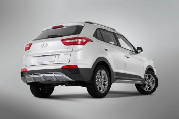 9 399 р. Накладка заднего бампера Xmug Hyundai Creta GS дорестайлинг (2015-2019) (Неокрашенная)  с доставкой в г. Майкоп. Увеличить фотографию 4