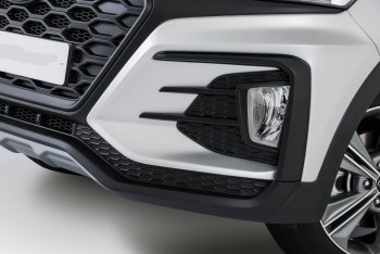 22 499 р. Передний бампер Xmug Hyundai Creta GS дорестайлинг (2015-2019) (Неокрашенный)  с доставкой в г. Майкоп. Увеличить фотографию 6