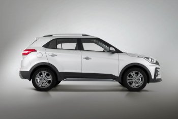 9 899 р. Пороги накладки штатного обвеса Xmug  Hyundai Creta  GS (2015-2021) дорестайлинг, рестайлинг (Неокрашенные)  с доставкой в г. Майкоп. Увеличить фотографию 2