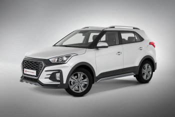 9 899 р. Пороги накладки штатного обвеса Xmug  Hyundai Creta  GS (2015-2021) дорестайлинг, рестайлинг (Неокрашенные)  с доставкой в г. Майкоп. Увеличить фотографию 3