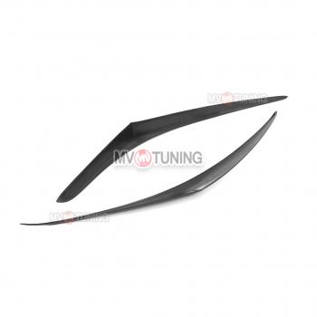 1 499 р. Реснички на фары MV-Tuning Hyundai Creta GS дорестайлинг (2015-2019) (Неокрашенные)  с доставкой в г. Майкоп. Увеличить фотографию 3
