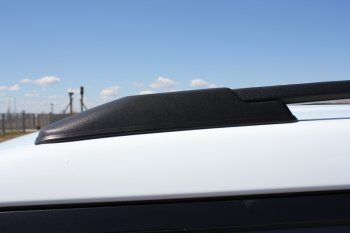 8 649 р. Комплект рейлингов АПС  Hyundai Creta  GS (2015-2021) дорестайлинг, рестайлинг (Черные, без поперечин)  с доставкой в г. Майкоп. Увеличить фотографию 4
