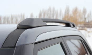 8 649 р. Комплект рейлингов на АПС  Hyundai Creta  SU (2020-2022) (Серебристые, без поперечин )  с доставкой в г. Майкоп. Увеличить фотографию 5