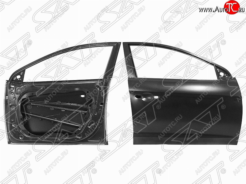 8 799 р. Правая дверь передняя SAT Hyundai Elantra AD дорестайлинг (2016-2019) (Неокрашенная)  с доставкой в г. Майкоп