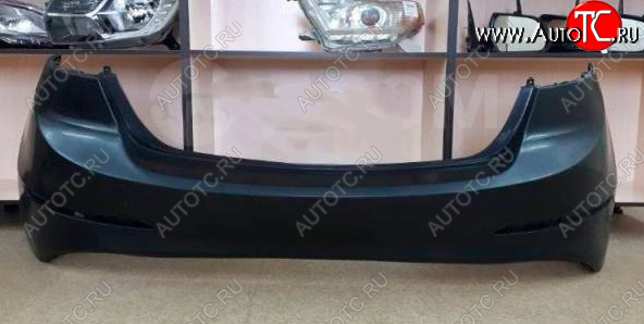 5 349 р. Бампер задний ATEK Hyundai Elantra AD дорестайлинг (2016-2019) (Неокрашенный)  с доставкой в г. Майкоп