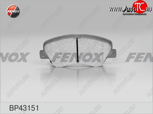 1 599 р. Колодка переднего дискового тормоза FENOX KIA Rio 3 QB рестайлинг седан (2015-2017)  с доставкой в г. Майкоп