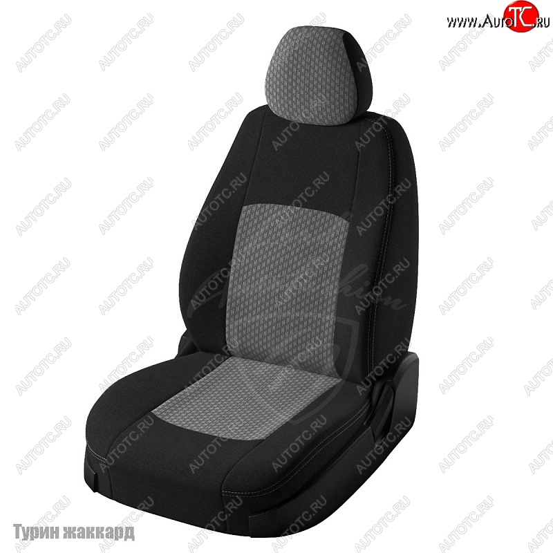 4 699 р. Чехлы для сидений Lord Autofashion Турин (жаккард) Hyundai Elantra MD дорестайлинг (2010-2013) (Черный, вставка Люкс-94)  с доставкой в г. Майкоп