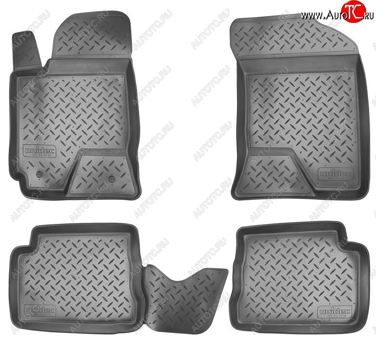 2 069 р. Комплект салонных ковриков Norplast Unidec Hyundai Getz TB хэтчбэк 5 дв. рестайлинг (2005-2010) (Цвет: черный)  с доставкой в г. Майкоп