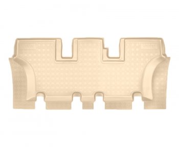 Коврики салона Norplast Unidec (3 ряд) Hyundai Santa Fe  DM (2012-2019) дорестайлинг, рестайлинг (Цвет: бежевый)