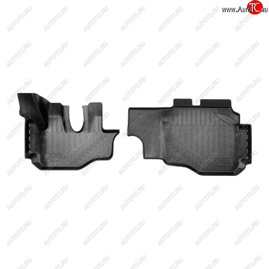 2 599 р. Коврики салона Norplast Unidec Hyundai HD-35 (2011-2025) (Цвет: черный)  с доставкой в г. Майкоп