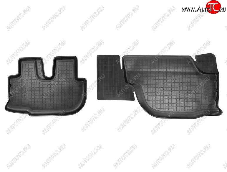 1 469 р. Комплект салонных ковриков Norplast Unidec Hyundai HD-72 (2004-2008) (Цвет: черный)  с доставкой в г. Майкоп