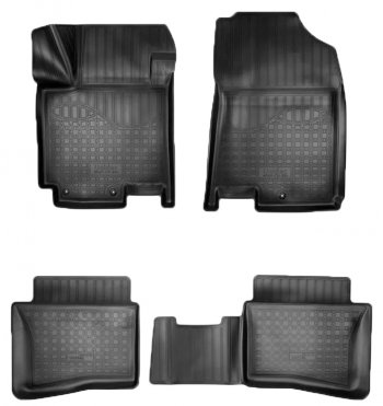 Коврики салонные Noplast (3D) Hyundai i20 GB хэтчбэк 5 дв. дорестайлинг (2014-2018)