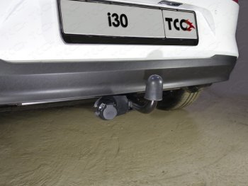 Фаркоп (тягово-сцепное устройство) TCC Hyundai I30  3 PD - I30 Fastback  PD (Оцинкованный, шар A )