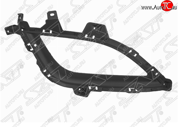 1 679 р. Правая оправа противотуманной фары SAT Hyundai I30 2 GD дорестайлинг, хэтчбэк 5 дв. (2011-2015)  с доставкой в г. Майкоп