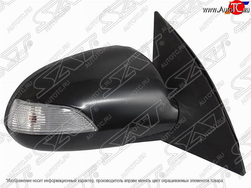 1 459 р. Правое зеркало заднего вида SAT (указатель поворота, 5 контактов) Hyundai I30 FD хэтчбек дорестайлинг (2007-2010) (Неокрашенное)  с доставкой в г. Майкоп