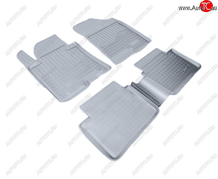 3 199 р. Коврики салона Norplast Unidec  Hyundai I40  1 VF (2011-2019) дорестайлинг седан, дорестайлинг универсал, рестайлинг седан, рестайлинг универсал (Цвет: серый)  с доставкой в г. Майкоп