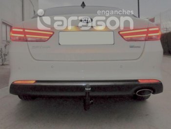 22 699 р. Фаркоп Aragon.(шар V) KIA Optima JF седан рестайлинг (2018-2020)  с доставкой в г. Майкоп. Увеличить фотографию 2