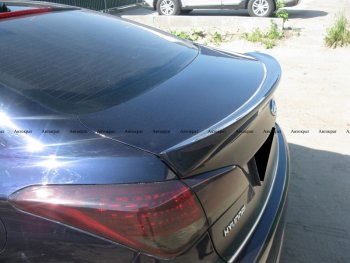 3 899 р. Лип спойлер АВТОКРАТ  Hyundai I40  1 VF (2011-2019) дорестайлинг седан, рестайлинг седан (Неокрашенный)  с доставкой в г. Майкоп. Увеличить фотографию 4