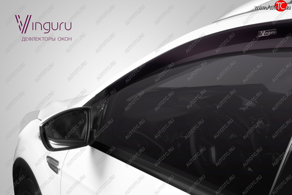 3 899 р. Дефлекторы окон Vinguru Hyundai I40 1 VF дорестайлинг седан (2011-2015)  с доставкой в г. Майкоп