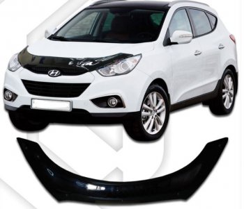 Дефлектор капота CA-Plastiс Exclusive Hyundai IX35 LM рестайлинг (2013-2018)