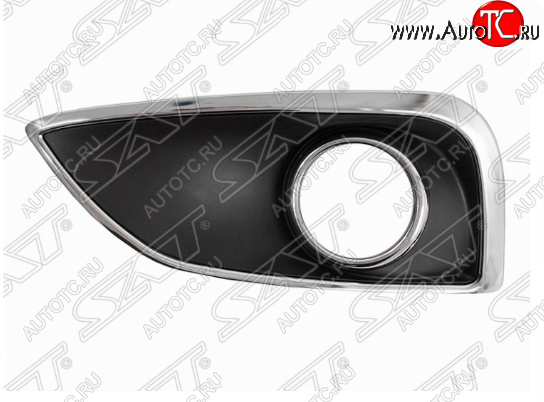 819 р. Левая вставка под противотуманную фару SAT Hyundai IX35 LM дорестайлинг (2009-2013)  с доставкой в г. Майкоп