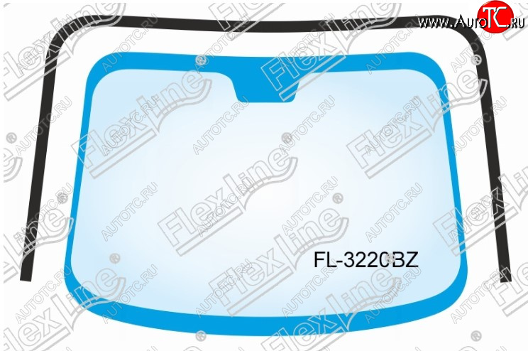 2 599 р. Молдинг лобового стекла FlexLine Hyundai IX35 LM дорестайлинг (2009-2013)  с доставкой в г. Майкоп