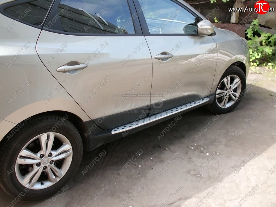 11 299 р. Подножки боковые WINBO OE Style Hyundai IX35 LM дорестайлинг (2009-2013)  с доставкой в г. Майкоп