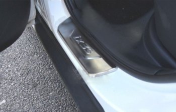 879 р. Накладки на порожки дверного проёма WINBO Hyundai IX35 LM дорестайлинг (2009-2013)  с доставкой в г. Майкоп. Увеличить фотографию 2