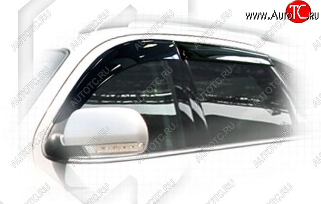 2 079 р. Дефлектора окон CA-Plastiс  Hyundai IX55  EN (2006-2013) (Classic полупрозрачный, Без хром.молдинга)  с доставкой в г. Майкоп