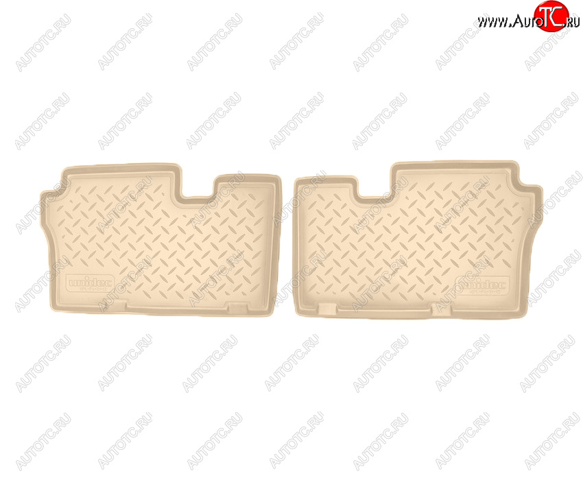 1 489 р. Коврики салона Norplast Unidec (3 ряд)  Hyundai IX55  EN (2006-2013) (Цвет: бежевый)  с доставкой в г. Майкоп