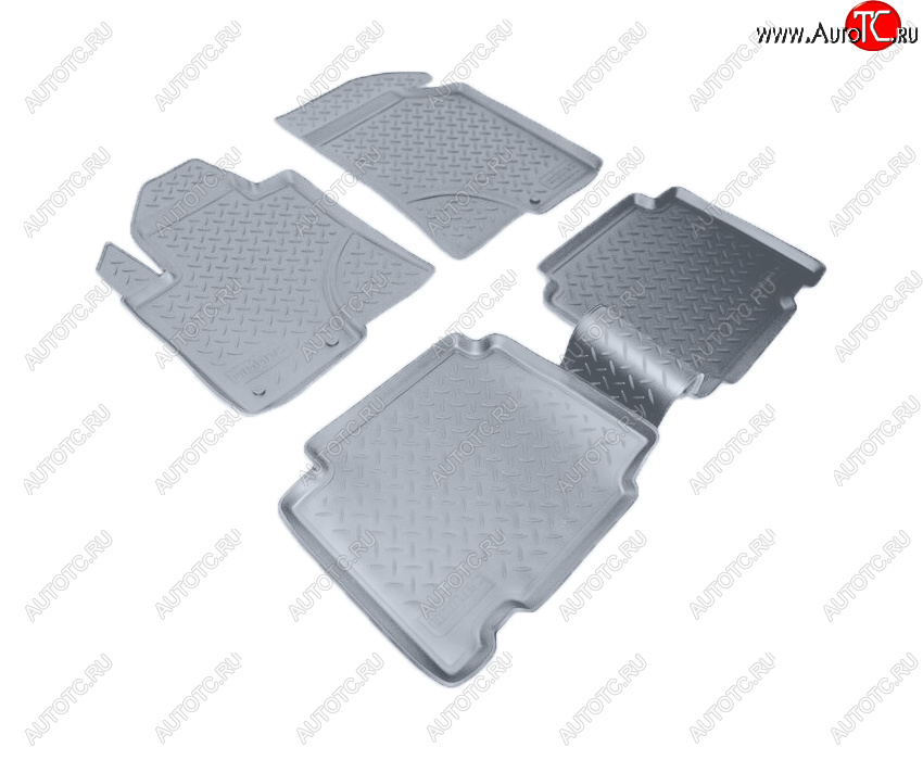 3 199 р. Коврики салона Norplast Unidec  Hyundai IX55  EN (2006-2013) (Цвет: серый)  с доставкой в г. Майкоп