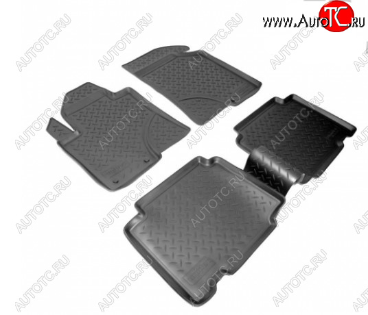 2 799 р. Комплект салонных ковриков Norplast Hyundai IX55 EN (2006-2013) (Цвет: черный)  с доставкой в г. Майкоп