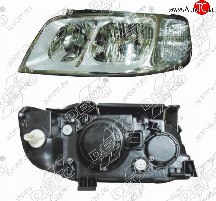 8 499 р. Левая фара DEPO Hyundai Matrix 1 FC 1-ый рестайлинг (2005-2008)  с доставкой в г. Майкоп
