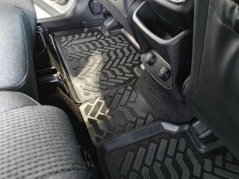 1 749 р. Hyundai Santa Fe (2018-) салон (3D с подпятником) . Aileron. Hyundai Santa Fe TM рестайлинг (2020-2022)  с доставкой в г. Майкоп. Увеличить фотографию 3