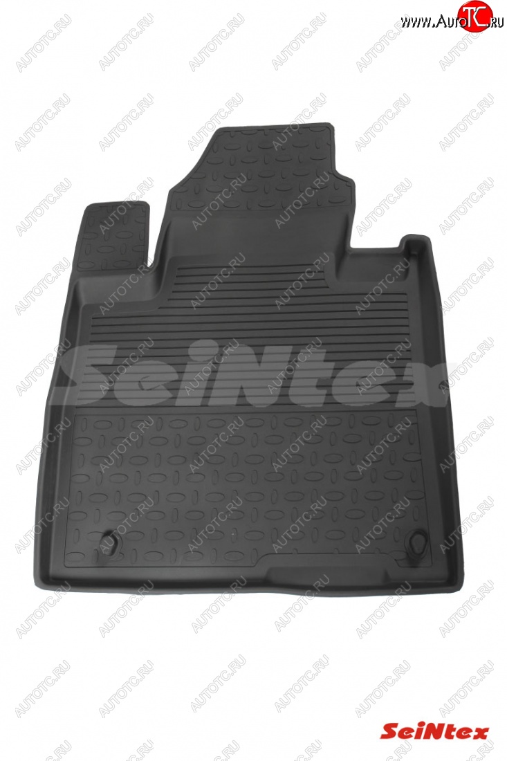 3 299 р. Износостойкие коврики в салон Seintex (с высоким бортом) Hyundai Santa Fe TM дорестайлинг (2018-2021)  с доставкой в г. Майкоп