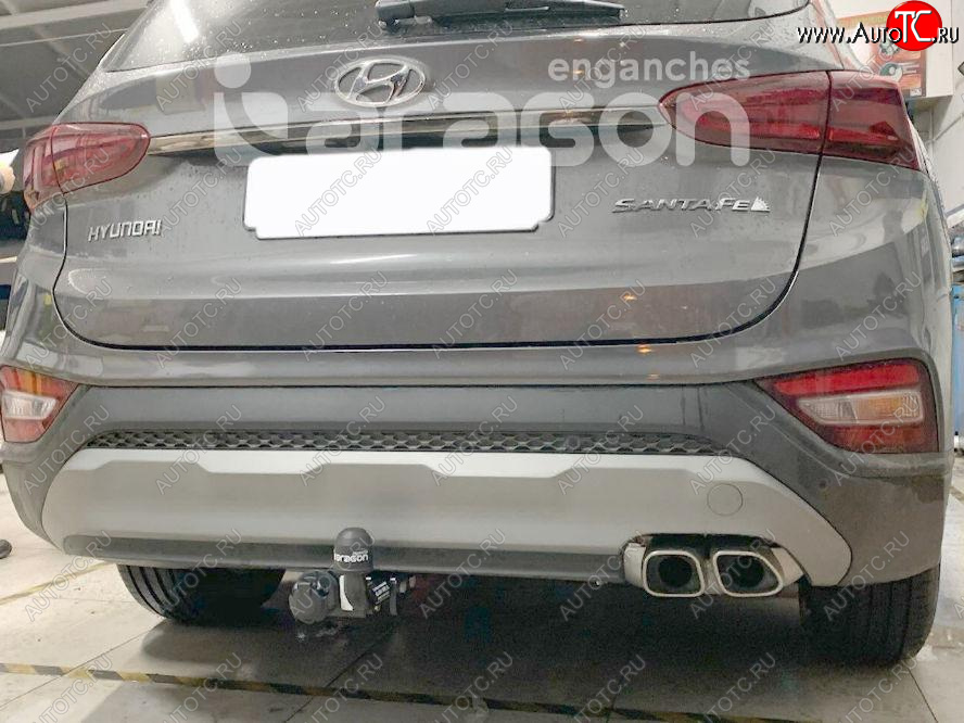 15 499 р. Фаркоп Aragon. (шар A) Hyundai Santa Fe TM дорестайлинг (2018-2021)  с доставкой в г. Майкоп