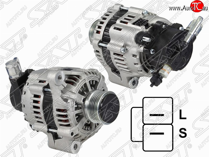 12 999 р. Генератор SAT (12V, 120A, 2.0) Hyundai Santa Fe SM (2000-2012)  с доставкой в г. Майкоп