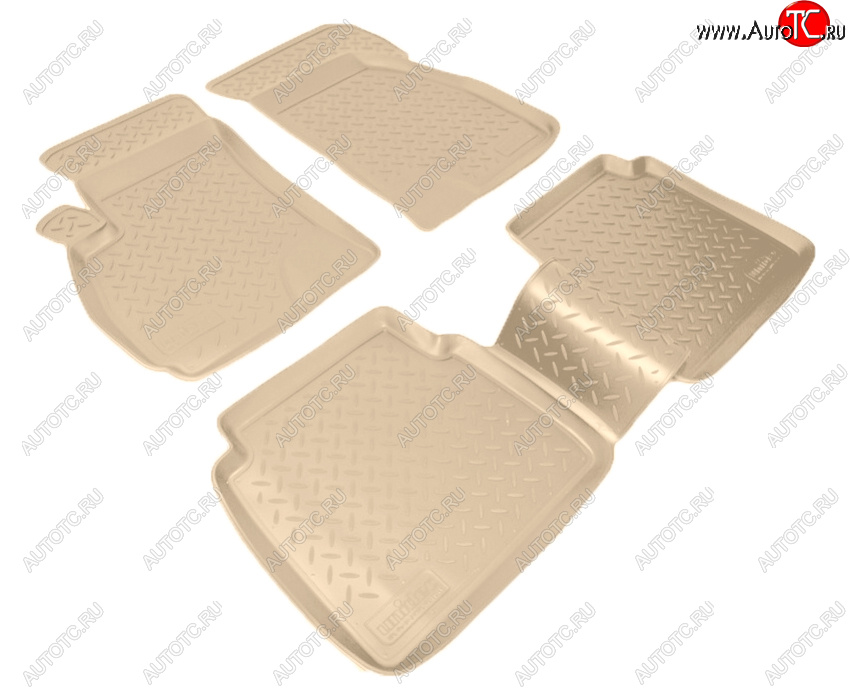 3 199 р. Коврики салона Norplast Unidec  Hyundai Santa Fe  SM (2000-2012) (Цвет: бежевый)  с доставкой в г. Майкоп